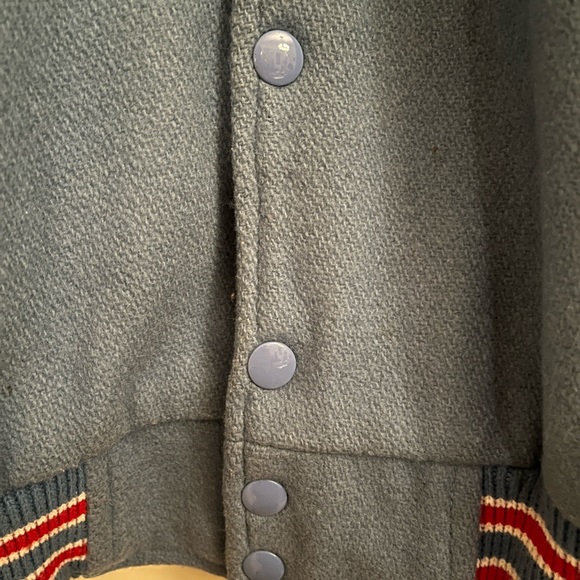 MPULZ Leather Sleeved Wool Letterman Varsity Jacket - Picture 5 of 13